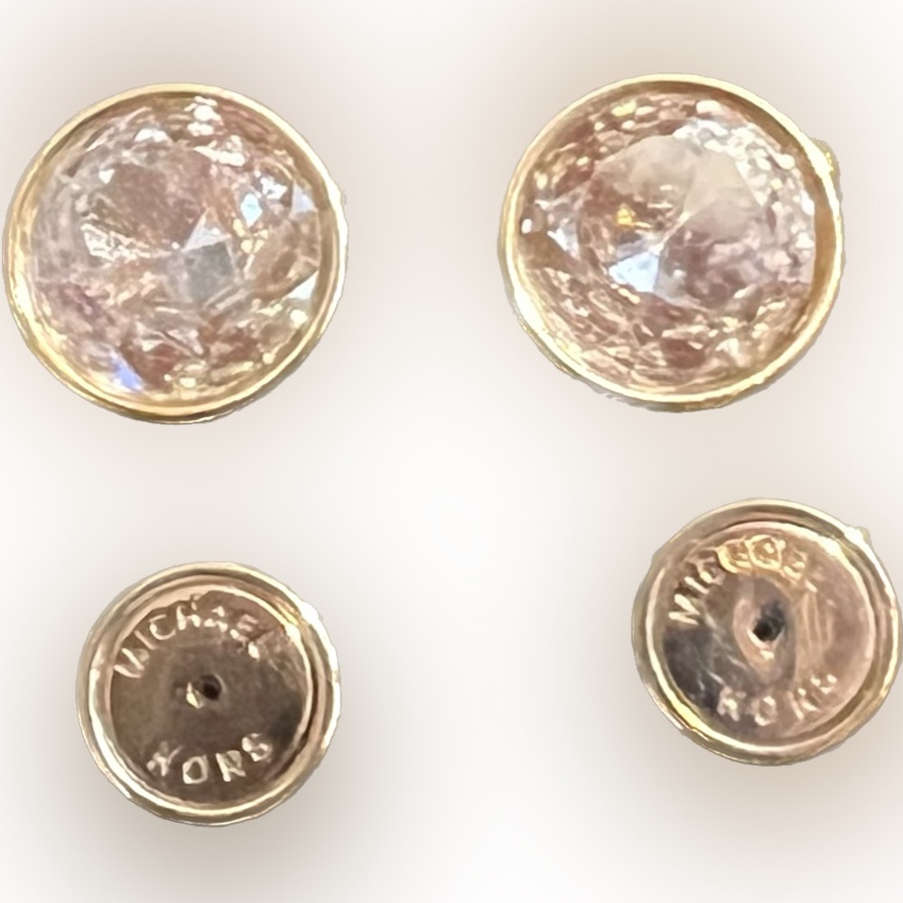 Michael Kors Rose Gold Crystal Studs